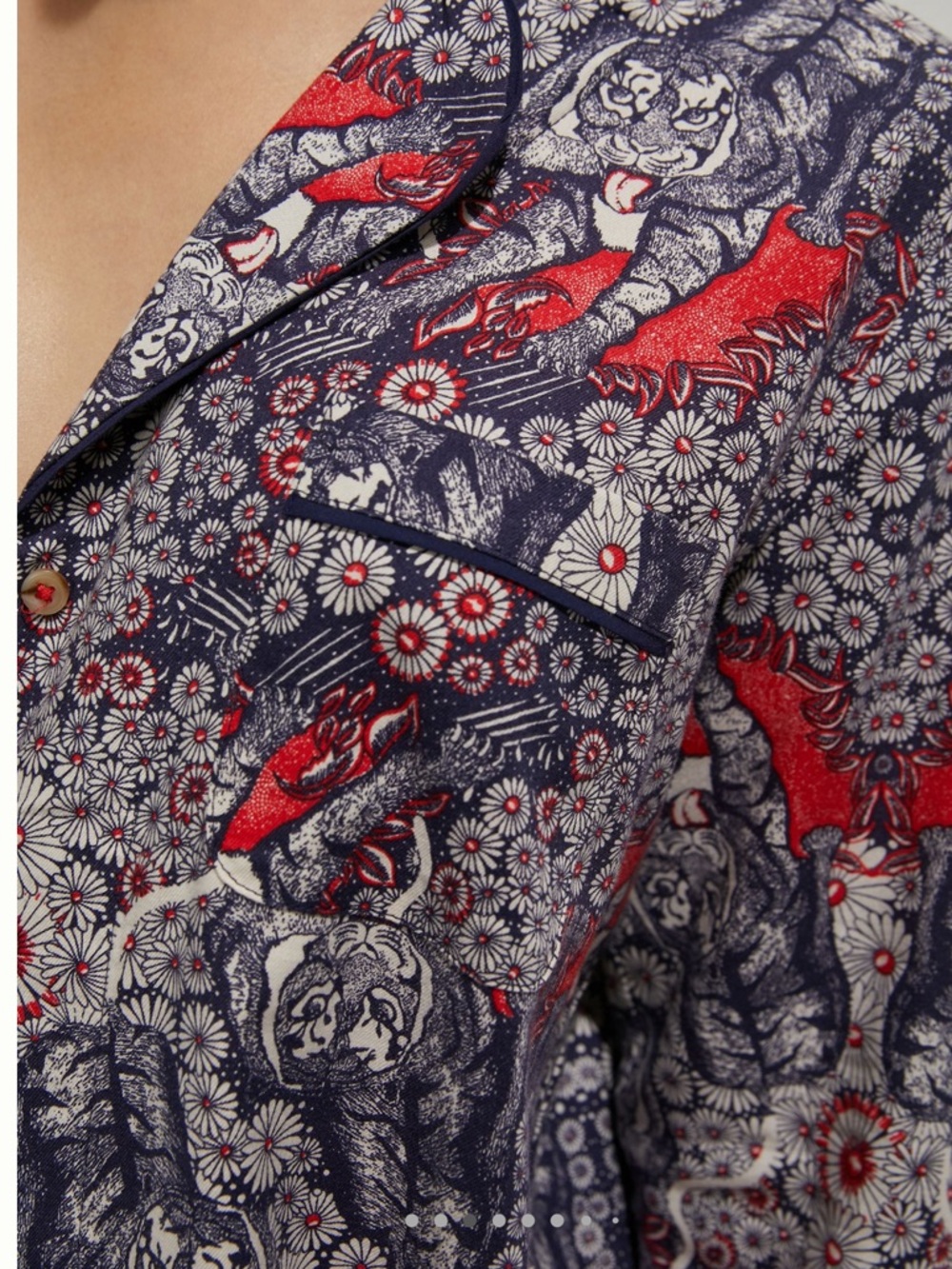 Anthropologie Florence Balducci Menagerie Pajama Set, VGUC - Picture 7 of 10